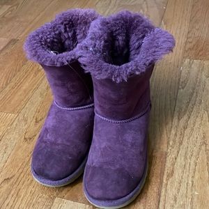 UGG women purple boots